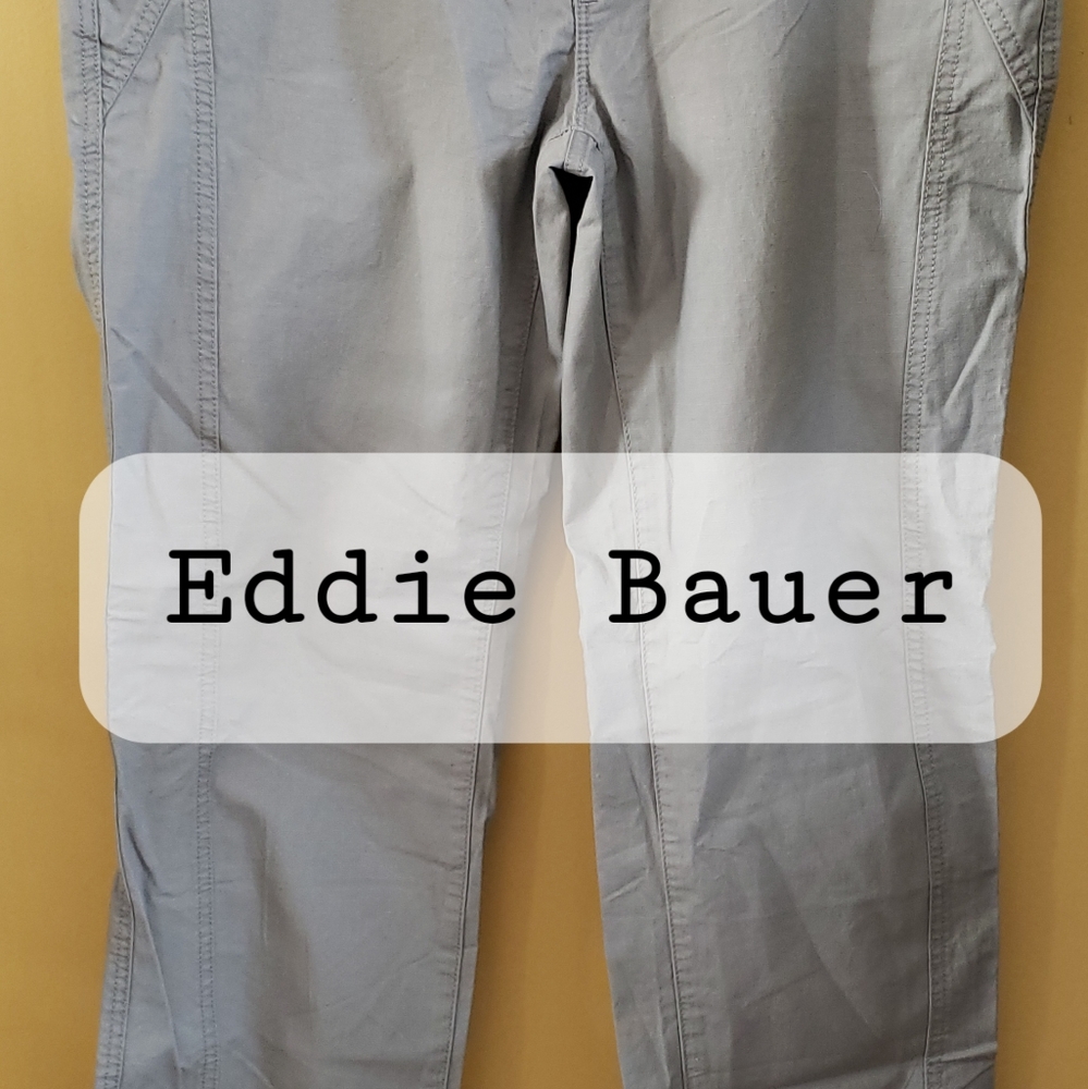 Eddie Bauer petite length rip-stop straight leg pants